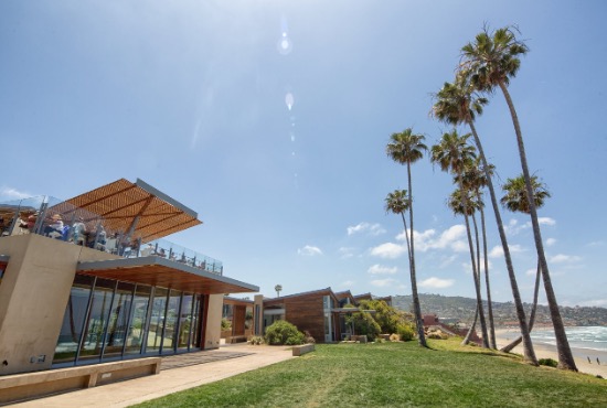 View of Scripps Seaside Forum from the backside